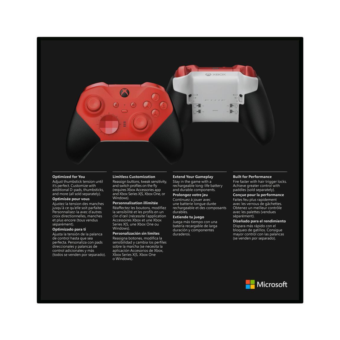 Xbox Elite Wireless Controller Series 2 - Core Red