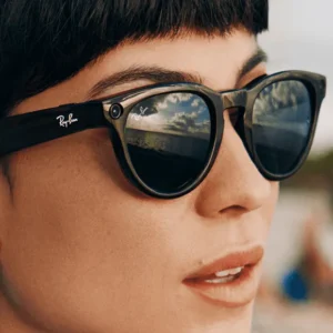 Ray-Ban Meta Glass Headliner - Shiny Black Green