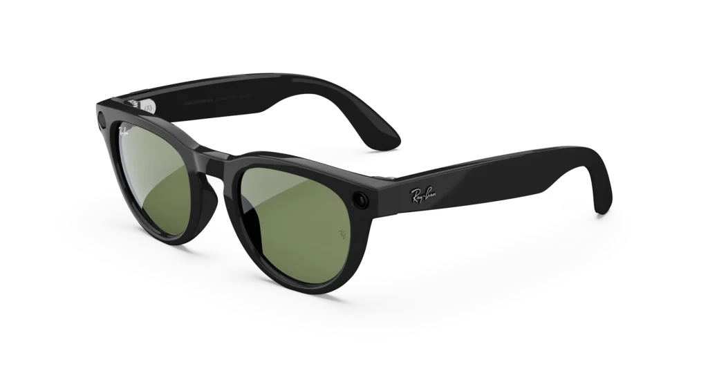 Ray-Ban Meta Glass Headliner - Shiny Black Green