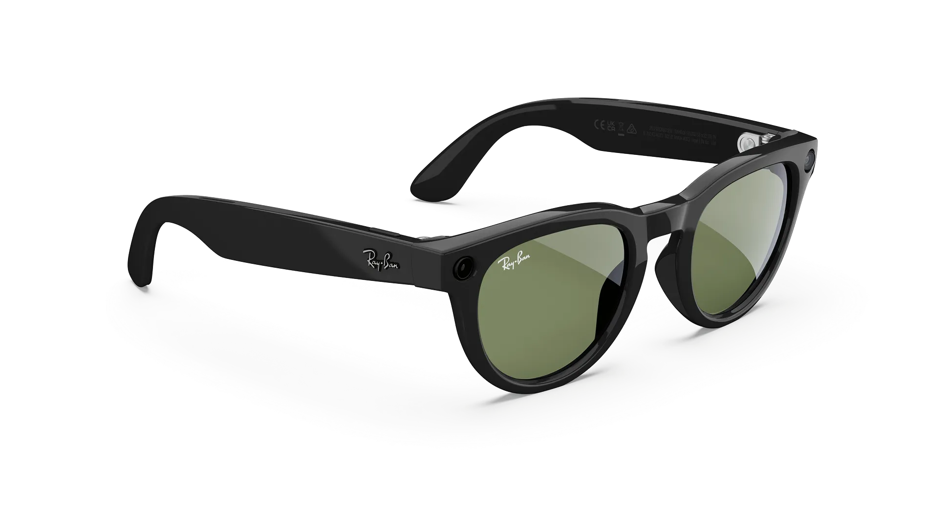 Ray-Ban Meta Glass Headliner - Shiny Black Green