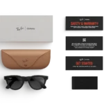 Ray-Ban Meta Glass Headliner - Matte Black Clear to Grey Transitions