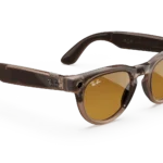 Ray-Ban Meta Glass Headliner - Shiny Warm Stone Transparent Tint to Saffron Yellow Transitions