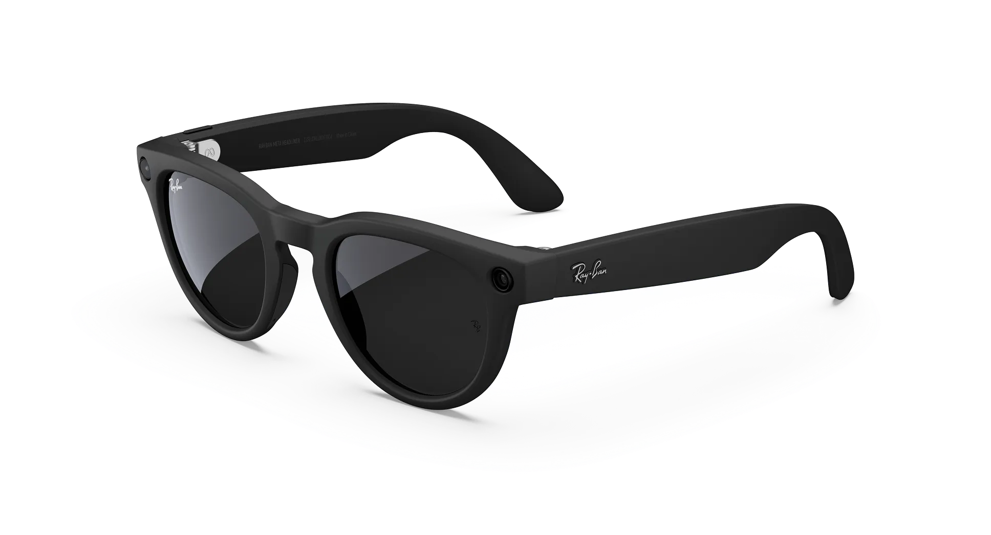 Ray-Ban Meta Glass Headliner - Matte Black Charcoal Black