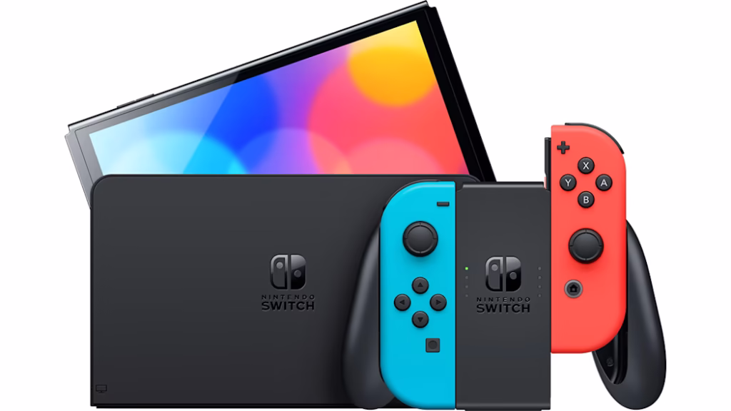 Nintendo Switch™ OLED - Neon Blue / Neon Red