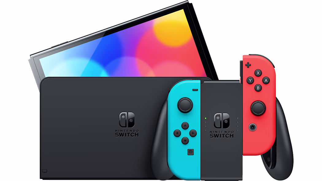 Nintendo Switch™ OLED - Neon Blue / Neon Red
