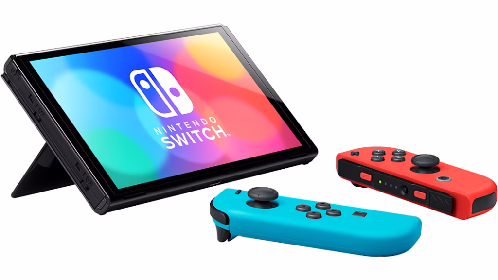 Nintendo Switch™ OLED - Neon Blue / Neon Red