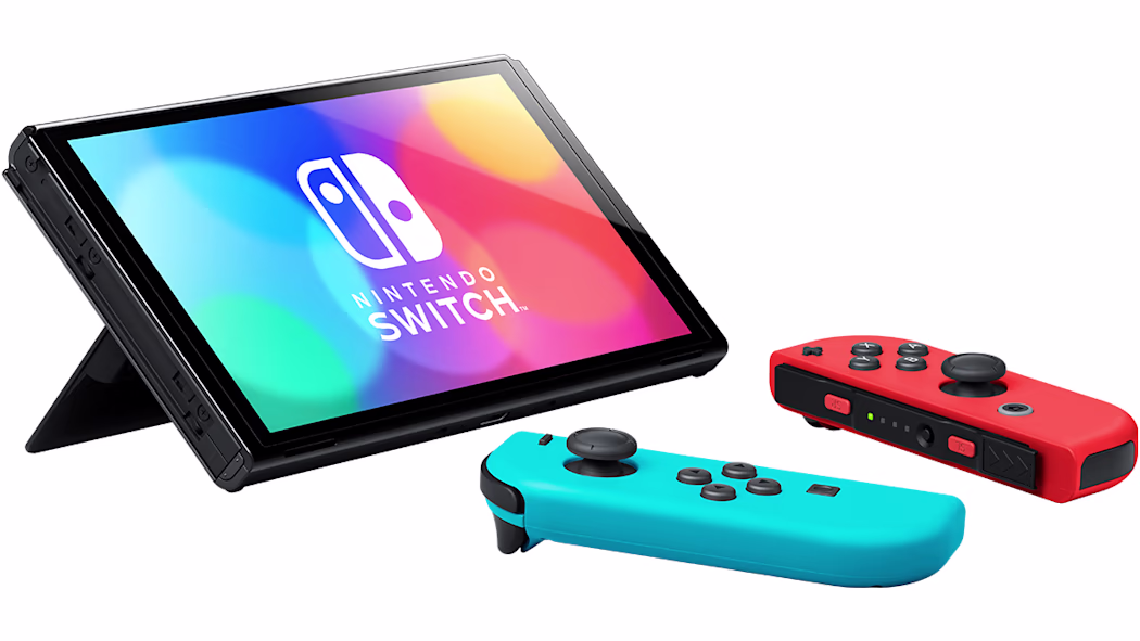 Nintendo Switch™ OLED - Neon Blue / Neon Red