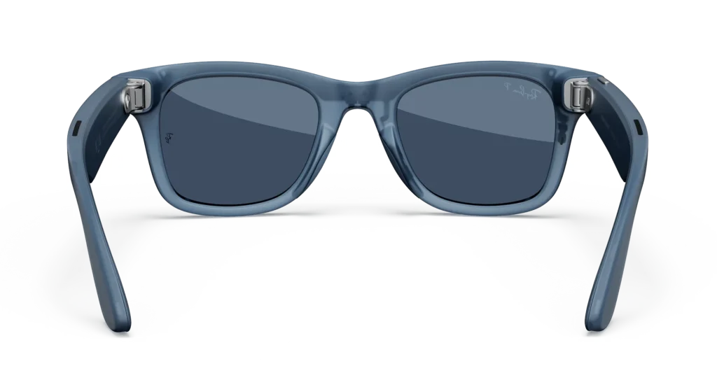Ray-Ban Meta Glass Wayfarer - Matte Jeans Transparent Dusty Blue
