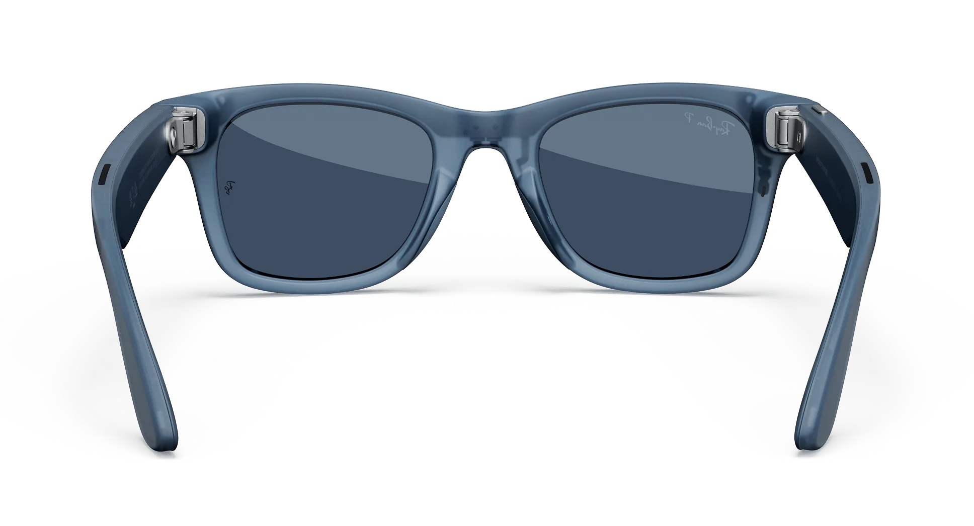Ray-Ban Meta Glass Wayfarer - Matte Jeans Transparent Dusty Blue