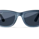 Ray-Ban Meta Glass Wayfarer - Matte Jeans Transparent Dusty Blue