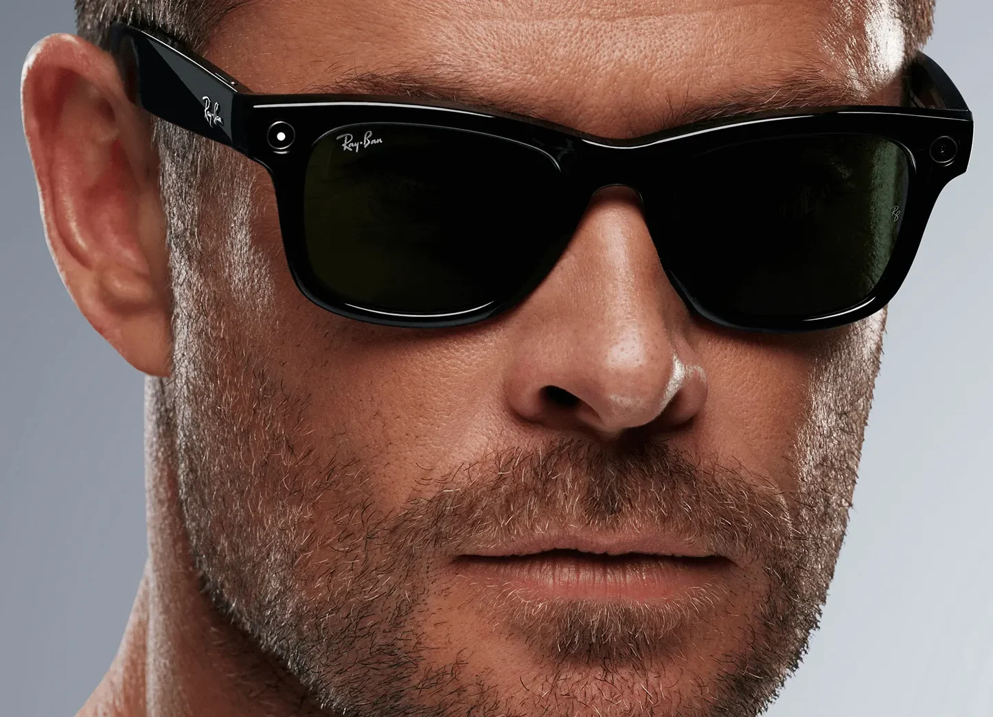 Ray-Ban Meta Glass Wayfarer - Shiny Black Green