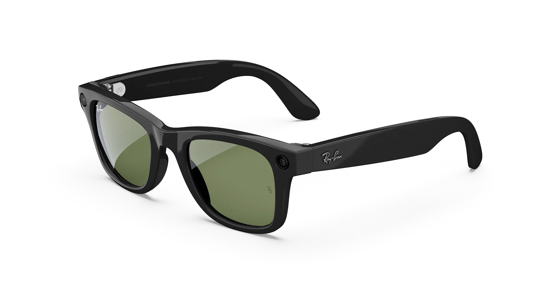 Ray-Ban Meta Glass Wayfarer - Shiny Black Green