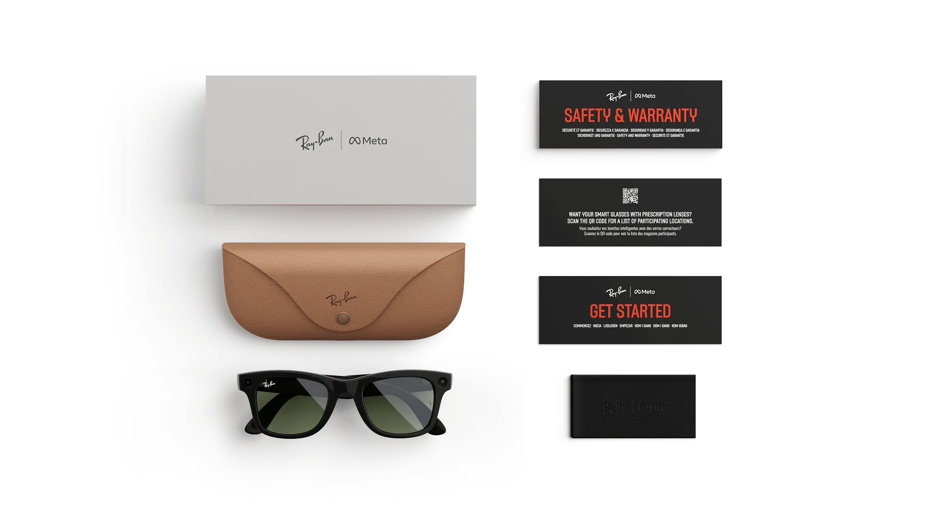 Ray-Ban Meta Glass Wayfarer - Shiny Black Green