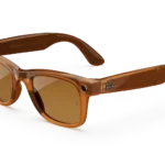 Ray-Ban Meta Glass Wayfarer - Shiny Caramel Transparent Brown