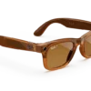 Ray-Ban Meta Glass Wayfarer - Shiny Caramel Transparent Brown