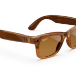 Ray-Ban Meta Glass Wayfarer - Shiny Caramel Transparent Brown