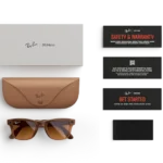 Ray-Ban Meta Glass Wayfarer - Shiny Caramel Transparent Brown