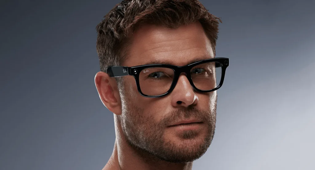 Ray-Ban Meta Glass Wayfarer - Shiny Black Clear