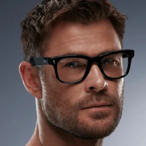 Ray-Ban Meta Glass Wayfarer - Shiny Black Clear