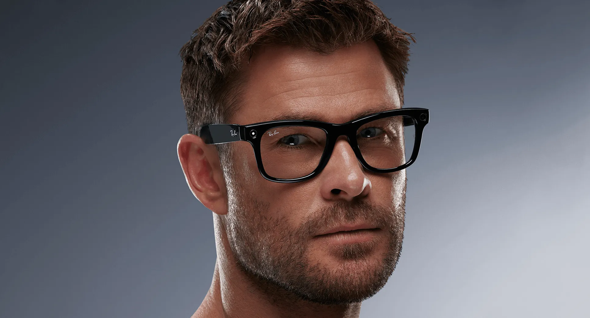 Ray-Ban Meta Glass Wayfarer - Shiny Black Clear