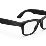Ray-Ban Meta Glass Wayfarer - Shiny Black Clear