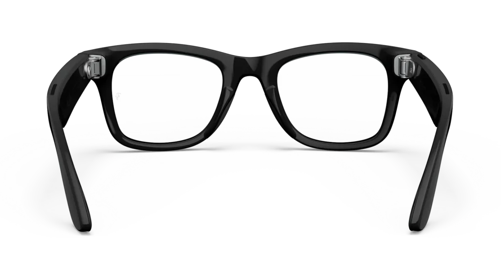 Ray-Ban Meta Glass Wayfarer - Shiny Black Clear