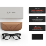 Ray-Ban Meta Glass Wayfarer - Shiny Black Clear