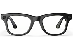 Ray-Ban Meta Glass Wayfarer - Shiny Black Clear