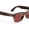 Ray-Ban Meta Glass Wayfarer - Shiny Warm Stone Transparent Transitions