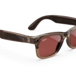 Ray-Ban Meta Glass Wayfarer - Shiny Warm Stone Transparent Transitions
