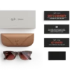 Ray-Ban Meta Glass Wayfarer - Shiny Warm Stone Transparent Transitions