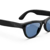 Ray-Ban Meta Glass Skyler - Shiny Black Tint to Cerulean Blue Transitions