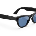 Ray-Ban Meta Glass Skyler - Shiny Black Tint to Cerulean Blue Transitions