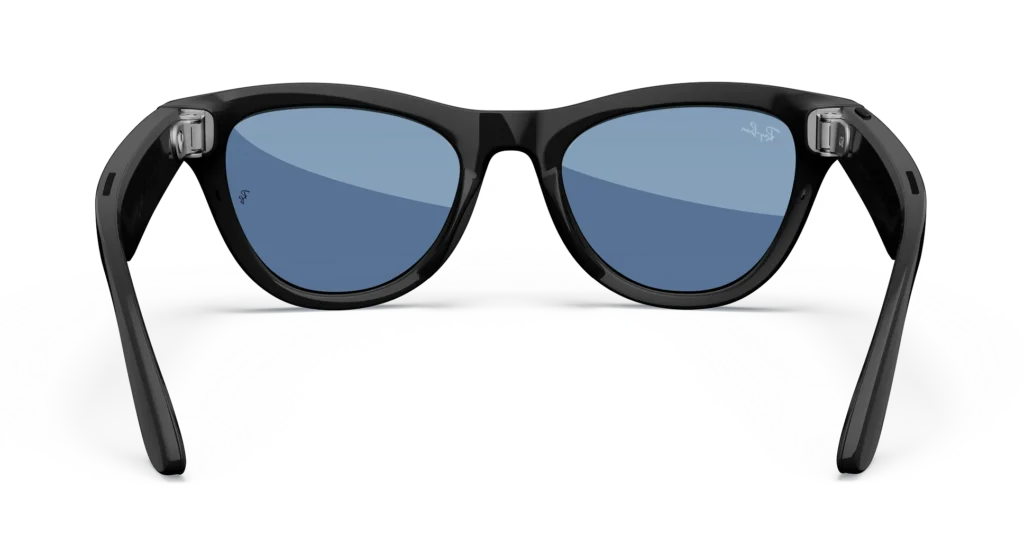 Ray-Ban Meta Glass Skyler - Shiny Black Tint to Cerulean Blue Transitions