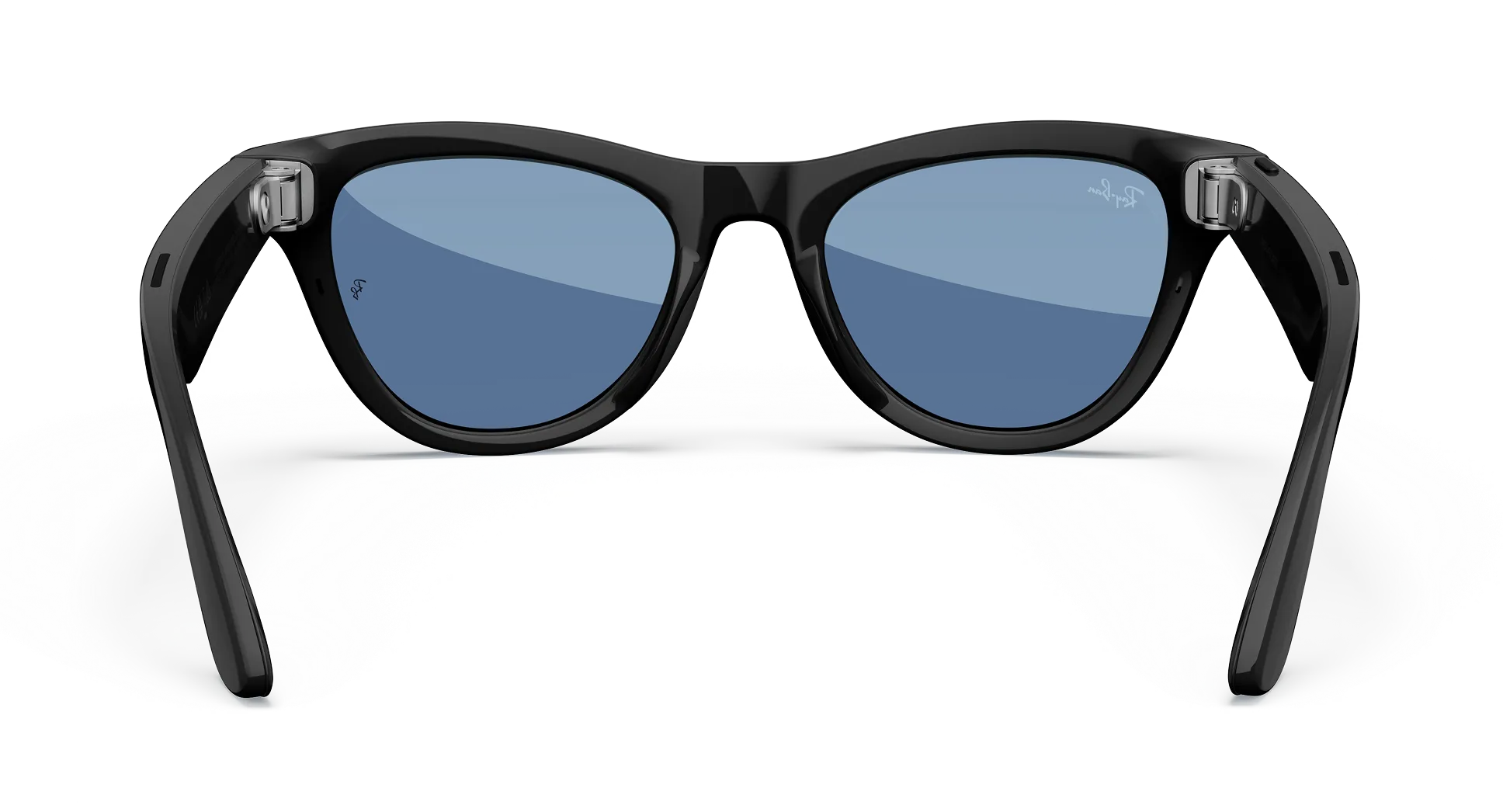 Ray-Ban Meta Glass Skyler - Shiny Black Tint to Cerulean Blue Transitions
