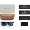 Ray-Ban Meta Glass Skyler - Shiny Black Tint to Cerulean Blue Transitions