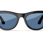 Ray-Ban Meta Glass Skyler - Shiny Black Tint to Cerulean Blue Transitions