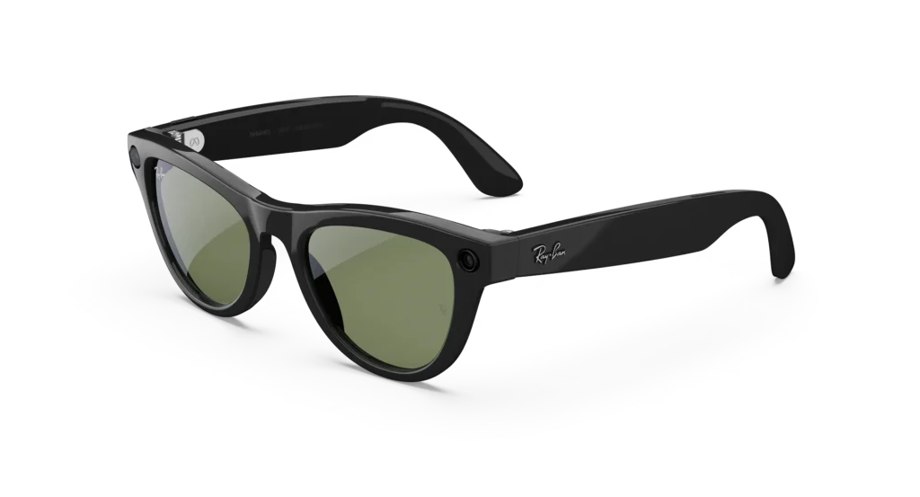 Ray-Ban Meta Glass Skyler - Shiny Black Green