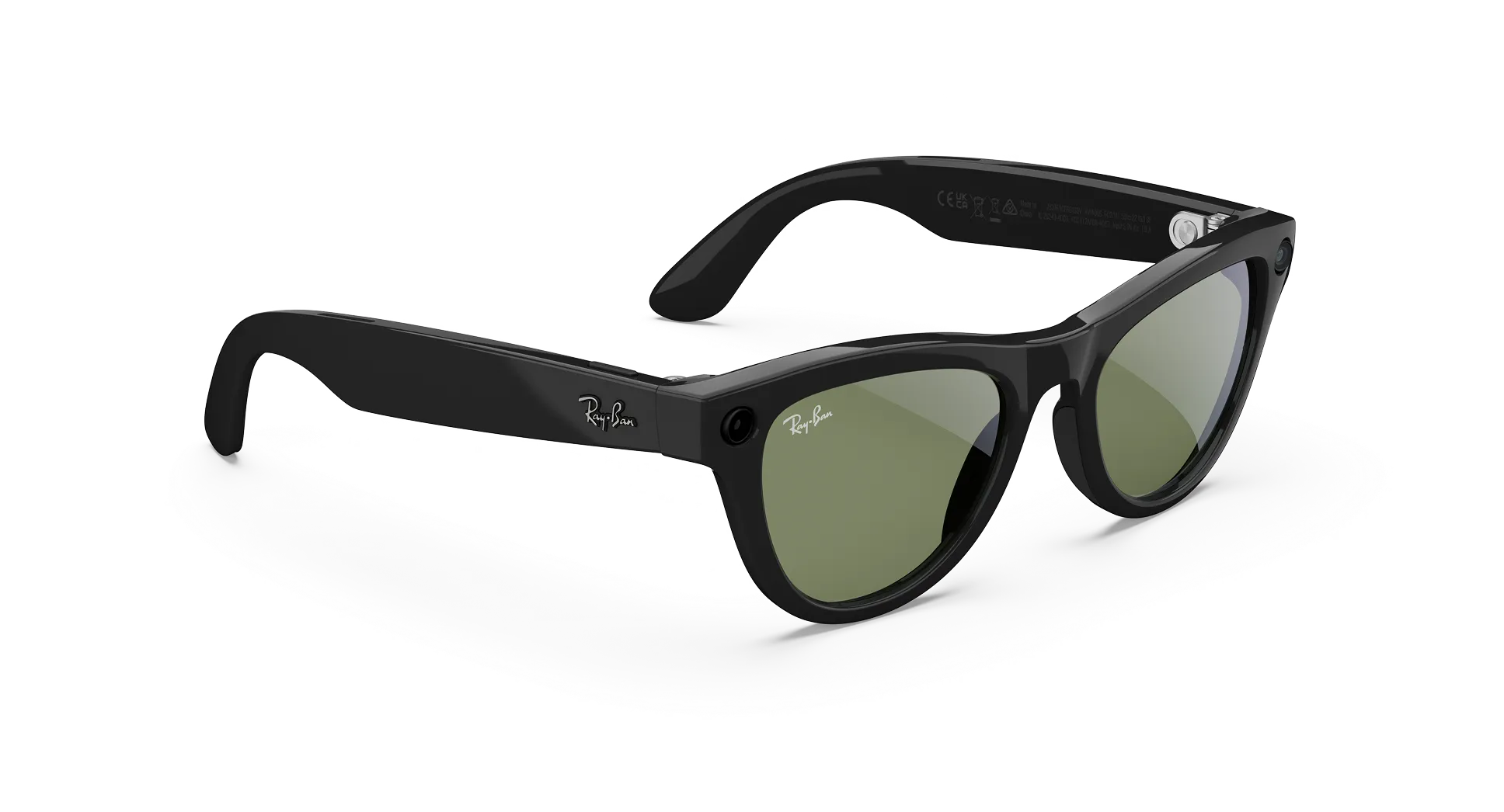 Ray-Ban Meta Glass Skyler - Shiny Black Green