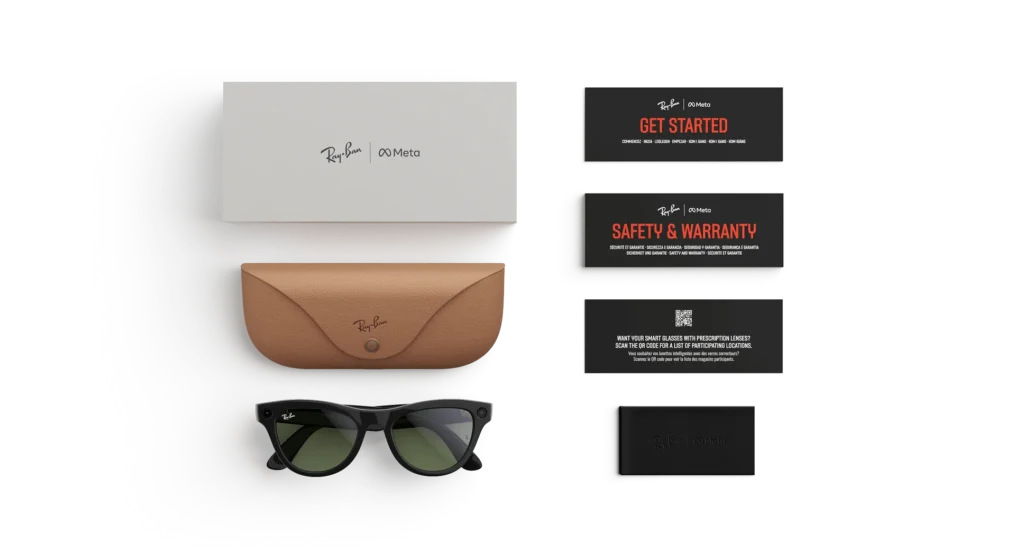 Ray-Ban Meta Glass Skyler - Shiny Black Green