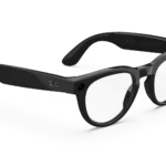 Ray-Ban Meta Glass Headliner - Shiny Black Clear