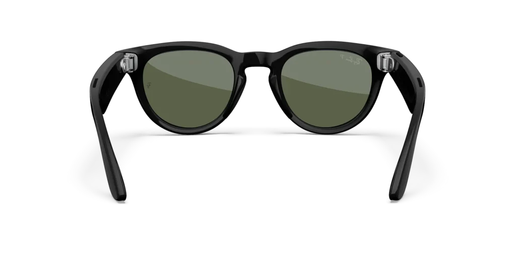 Ray-Ban Meta Glass Headliner -  Shiny Black Green Polarized