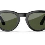 Ray-Ban Meta Glass Headliner -  Shiny Black Green Polarized