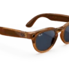 Ray-Ban Meta Glass Headliner - Shiny Caramel Transparent Clear to Sapphire Transitions