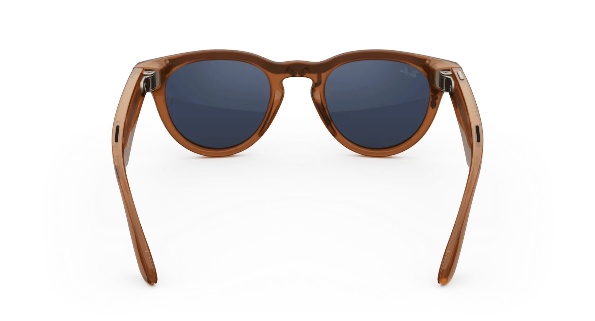 Ray-Ban Meta Glass Headliner - Shiny Caramel Transparent Clear to Sapphire Transitions