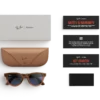 Ray-Ban Meta Glass Headliner - Shiny Caramel Transparent Clear to Sapphire Transitions