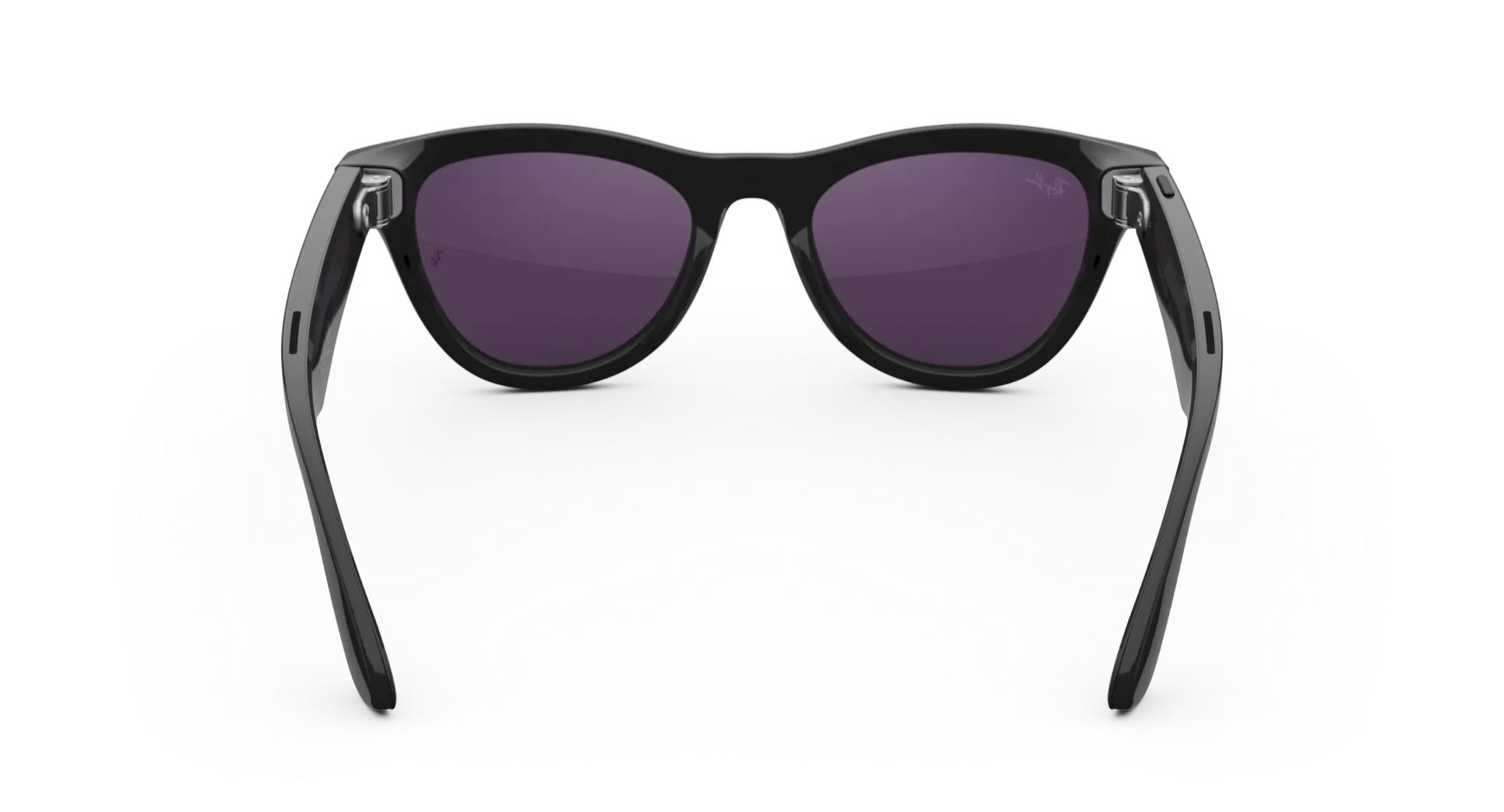 Ray-Ban Meta Glass Skyler - Shiny Black Clear to Amethyst Transitions