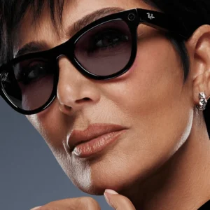 Ray-Ban Meta Glass Skyler - Shiny Black Clear to Amethyst Transitions