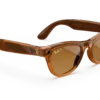 Ray-Ban Meta Glass Skyler - Shiny Caramel Transparent Brown
