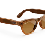 Ray-Ban Meta Glass Skyler - Shiny Caramel Transparent Brown